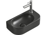 Mexen Viera Lavabo Da Appoggio Destro 40 X 21 Cm, Nero Opaco - 21274085R