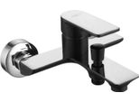Mexen Alfa Rubinetto Per Vasca, Nero/Cromo - 745730-71