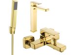 Mexen Cetus R77 Set Da Bagno, Dorato - 744313R77-50