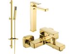 Mexen Cetus DQ77 Set Da Bagno, Dorato - 744313DQ77-50