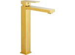 Mexen Uno Rubinetto Lavabo Alto, Oro - 71410-50