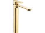 Mexen Milo Rubinetto Alto Per Lavabo, Dorato - 71310-50