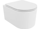 Mexen Sofia Tazza Wc Rimless Con Sedile A Chiusura Rallentata Slim, Duroplast, Bianco Lucido - 30540300