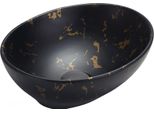 Mexen Elza Lavabo Da Appoggio 40 X 33 Cm, Pietra Nera - 21014097