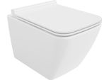 Mexen Vega Wc Rimless Con Sedile A Chiusura Rallentata Slim, Duroplast, Bianco Lucido - 30654000