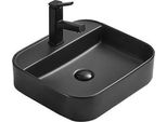 Mexen Sofia Lavabo Da Appoggio 40 X 40 Cm, Nero Opaco - 22154085