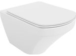 Mexen Vito Vaso Wc Rimless Con Sedile A Chiusura Rallentata Slim, Duroplast, Bianco Lucido - 30174000