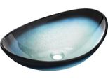 Mexen Sonia Lavabo In Vetro Da Appoggio 54 X 37 Cm, Blu - 24145447