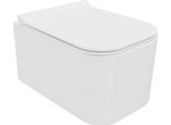 Mexen Elis Wc Rimless Con Sedile Slim A Chiusura Rallentata, Duroplast, Bianco Lucido - 30910700