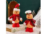 2 Pezzi Di Decorazioni Natalizie Di Pan Di Zenzero, Peluche Dell'omino Di Pan Di Zenzero Per Uso Interno, Regali Di Bambole Di Peluche Per Decorazioni Di Feste In Casa,