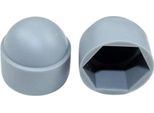 Logistsystem 10X Tappi Di Protezione Esagonali Per Viti M14 Per Chiave 22 - Tappi Di Protezione Per Viti Grigi In Plastica Pe - Tappi Di Protezione Durevoli Per Dadi E Viti A Testa Cieca, Tappi Di Chiusura