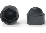 Logistsystem 10X Tappi Di Protezione Esagonali Per Viti M14 Per Chiave 22 - Tappi Di Protezione Per Viti Antracite In Plastica Pe - Tappi Di Protezione Durevoli Per Dadi E Viti A Testa Cieca, Tappi Di Chiusura