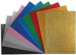 Carta Glitterata A3 150G 10 Fogli Colori Misti Happy Color