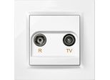 Presa D'antenna Per Tv E Radio Simon Plastica