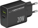 Esperanza EZC105K Mains Charger 20W Black
