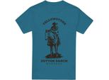 Yellowstone - Maglietta "Dutton Ranch"" Da Uomo TV13412 (Xxl) (Ardesia)"
