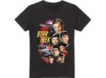 Star Trek - Maglietta "The Classic Crew"" Da Uomo TV13462 (L) (Nero)"