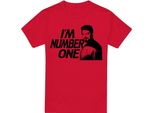 Star Trek - Maglietta "I'm Number One"" Da Uomo TV13660 (M) (Rosso)"