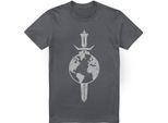 Star Trek - Maglietta "Impero Terrestre"" Da Uomo TV13766 (L) (Grigio)"