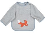 Lätzchen STERNTALER Ärmellätzchen Fuchs Filou, Baby, graublau, Baumwolle, Lätzchen, Made in Europe