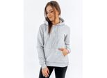 Dstreet Felpa Con Cappuccio Da Donna Basic A. Grigio M