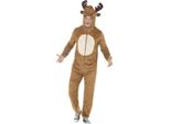 Smiffys - Costume Da Uomo/Donna Unisex - Design Natalizio SM533 (M) (Marrone)