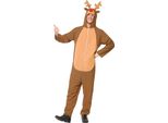 Smiffys - Costume Da Uomo/Donna Unisex - Design Natalizio SM923 (M) (Marrone)