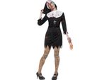 Smiffys - Costume - Donna SM1962 (S) (Nero/Bianco)