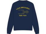 Star Trek: Discovery - Felpa "Athletic"" Per Bambini/Ragazzi Unisex TV12060 (S) (Marineblau)"
