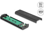 Delock Externes Usb Type-C 20 Gbps Combo GehäUse FüR M.2 Nvme Pcie Oder Sata Ssd (42031)