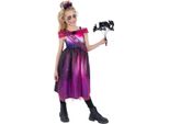 Smiffys - Costume Da "Regina Dell'urlo"" - Ragazze SM2842 (110-116) (Rosa/Viola/Bianco)"