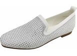 Scarpe Slip-On La Strada Da Donna In Bianco, Numero 41