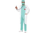 Smiffys - Costume - Uomo SM2991 (M) (Verde/Bianco)