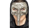 Smiffys - Maschera Per Gli Occhi Del Costume " Per Halloween - Uomo/Donna Unisex SM2907 (Taglia Unica) (Argento)"