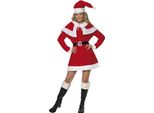 Smiffys - Costume - Donna SM2950 (S) (Rosso/Bianco)