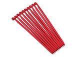 10 Pezzi Picchetti Per Tenda, Picchetti Da Campeggio In Alluminio Da 16 Cm, Per Tenda Da Sole E Tenda Rossa