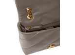Pinko Pelle Borsa A Tracolla Borsa A Tracolla Love Puff Mini Cl Sheep Nappa Grigio Asfalto - Antique Gold Grigio Talpa