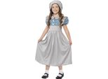 Smiffys - Costume Da Ragazza SM1872 (110-116) (Grigio)