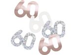 Coriandoli Decorativi 60° Compleanno Oro Rosa 14G