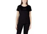 Armani Exchange Maglietta Da Donna Nera: Taglia - Xs Taglia: Xs