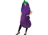 Smiffys - Costume Da Melanzana Per Uomo/Donna Unisex Set SM3370 (Taglia Unica) (Viola)