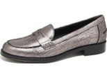 9190N Mocassino Tod's Gomma Ru Grigio Argento Scarpe Donna Loafer Women