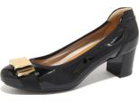 8247N Ballerina Donna Hogan Vernice Con Fibbia Oro Shoes Woman