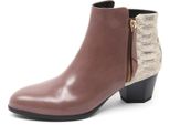B4126 Tronchetto Donna Hogan H237 Stivaletto Zip Esterna Boot Shoe Woman