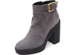 B7390 Tronchetto Donna Hogan Route 275 Scarpa Grigio Boot Shoe Woman