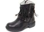 E1924 Stivale Bimba Nero Giardini Scarpe Glitter Boot Shoe Kid Girl
