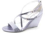 B4130 Sandali Donna Hogan H227 Scarpa Zeppa Viola Chiaro Sandal Shoe Woman