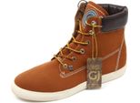 C3612 Polacchino Uomo Gaudi' Jeans Scarpa Cuoio Boot Shoe Man