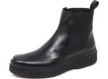 E2834 Beatles Donna Nero Tod's Scarpe Tronchetto Shoe Boot Woman