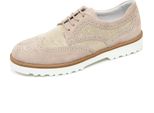 C8252 Scarpa Donna Hogan H259 Route Francesina Beige Shoe Woman